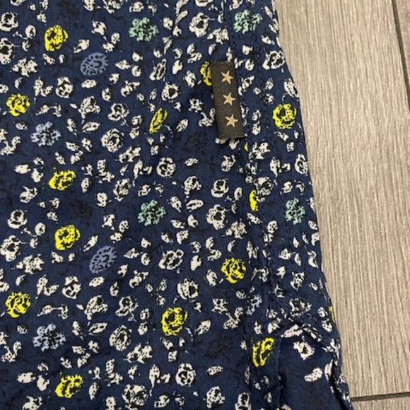 John Varvatos Blue Floral Cotton Button Up Shirt Size L - Picture 4 of 9